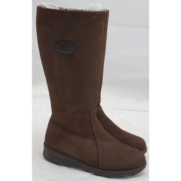 Pajar Canada Boots Shearling Lined Zip Knee High Size 40 - Picture 4 of 11